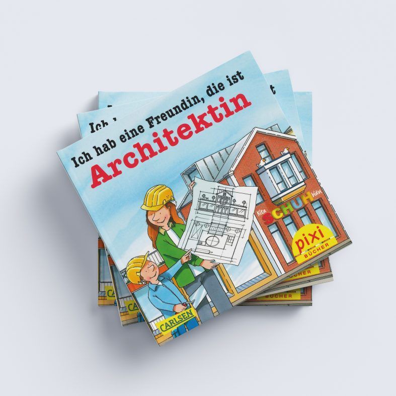 Pixi-Buch „Ich habe eine Freundin, die ist Architektin“ ist ab Frühjahr 2022 im Buchhandel erhältlich. (Abbildung: BDA)