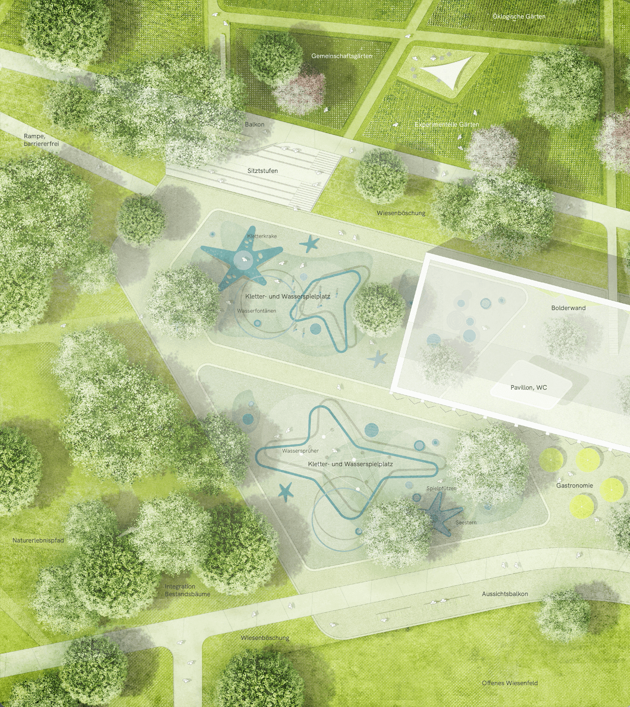 Entwurf Planorama LGS Schweinfurt 3D-Visualisierung