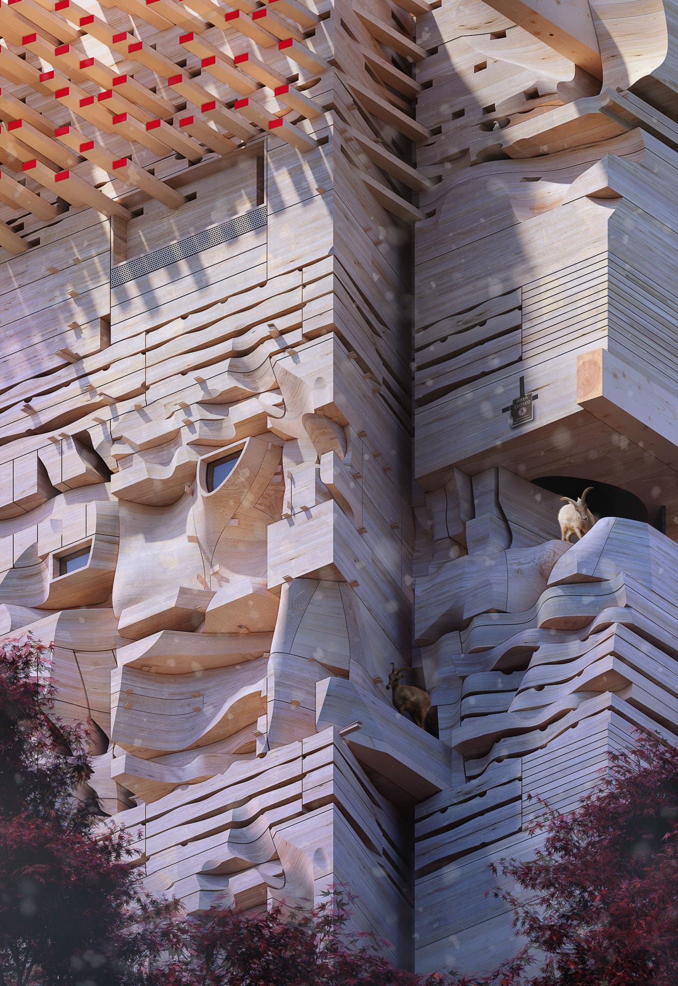 Render of the Year: „Mass Laminated Timber“ von Eric Meyer