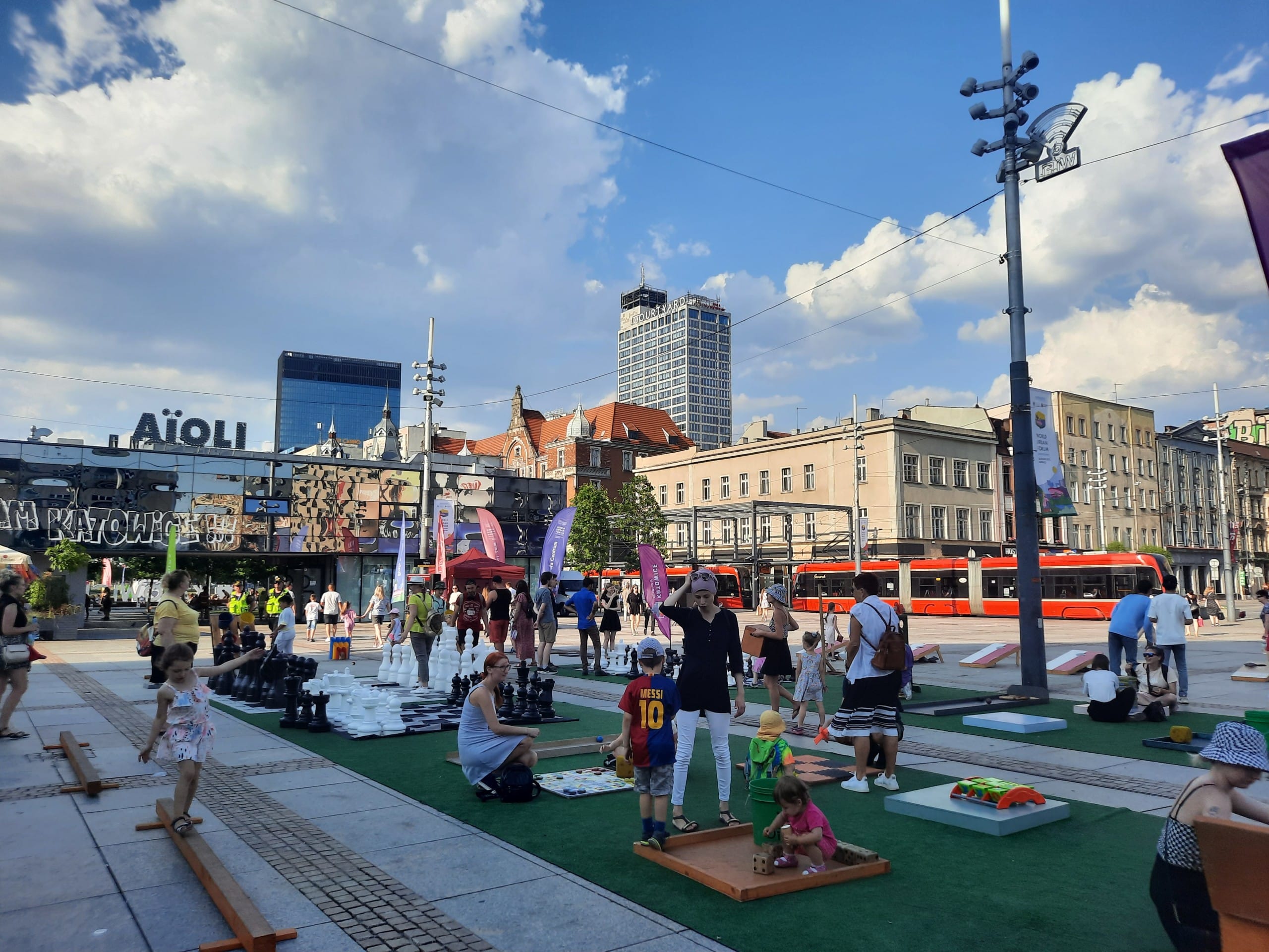 Beim World Urban Forum 11 in Katowice wurde die Öffentlichkeit einbezogen.