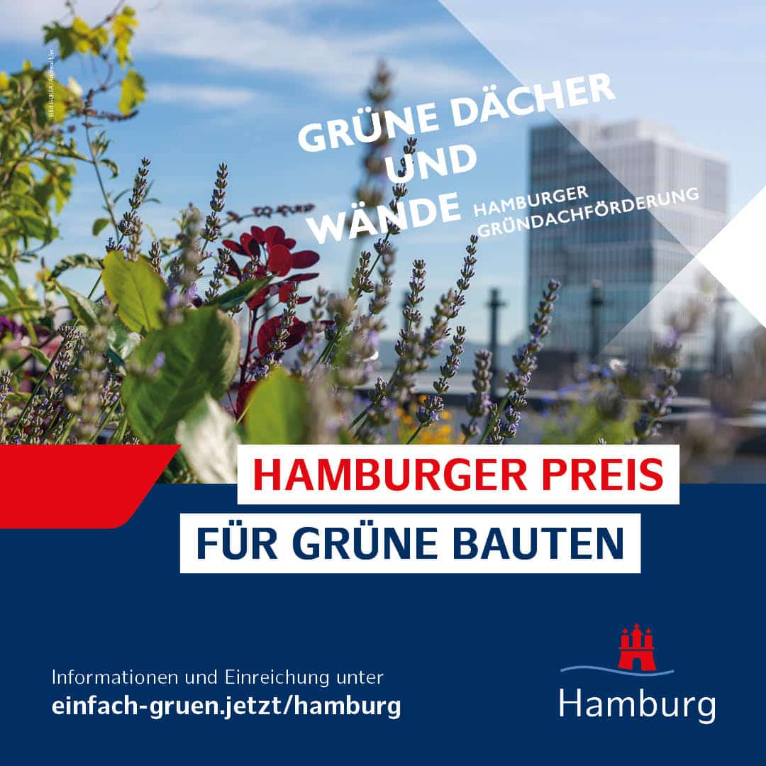 Hamburg ruft Preis für Grüne Bauten 2022 aus, Foto: