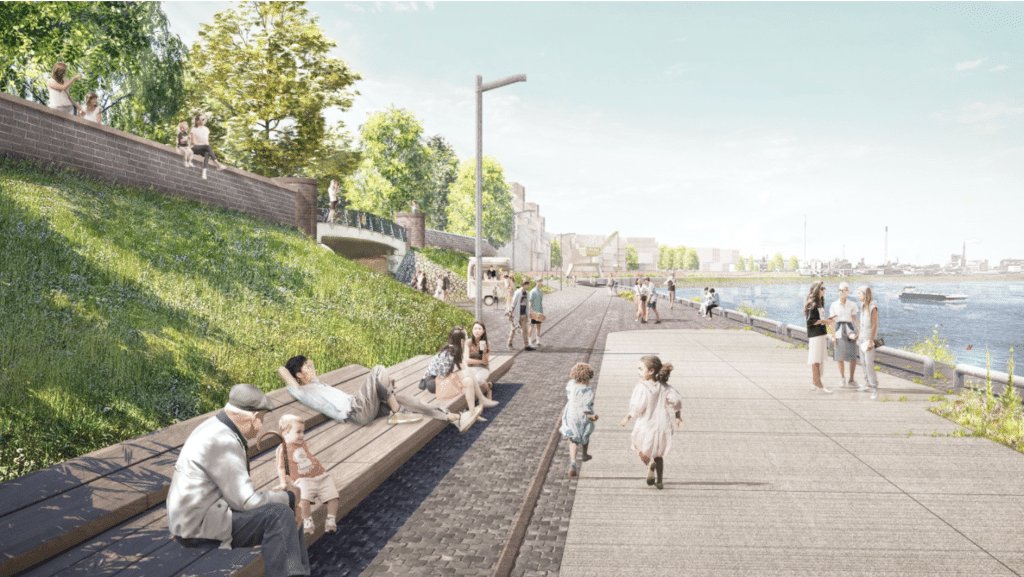 Ideen für das neue Rheinufer in Krefeld-Uerdingen