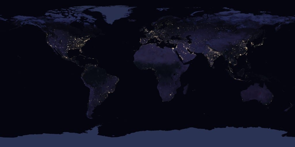 Allein in Europa wird das Licht jährlich um fünf bis sechs Prozent heller. Foto: NASA’s Goddard Space Flight Center