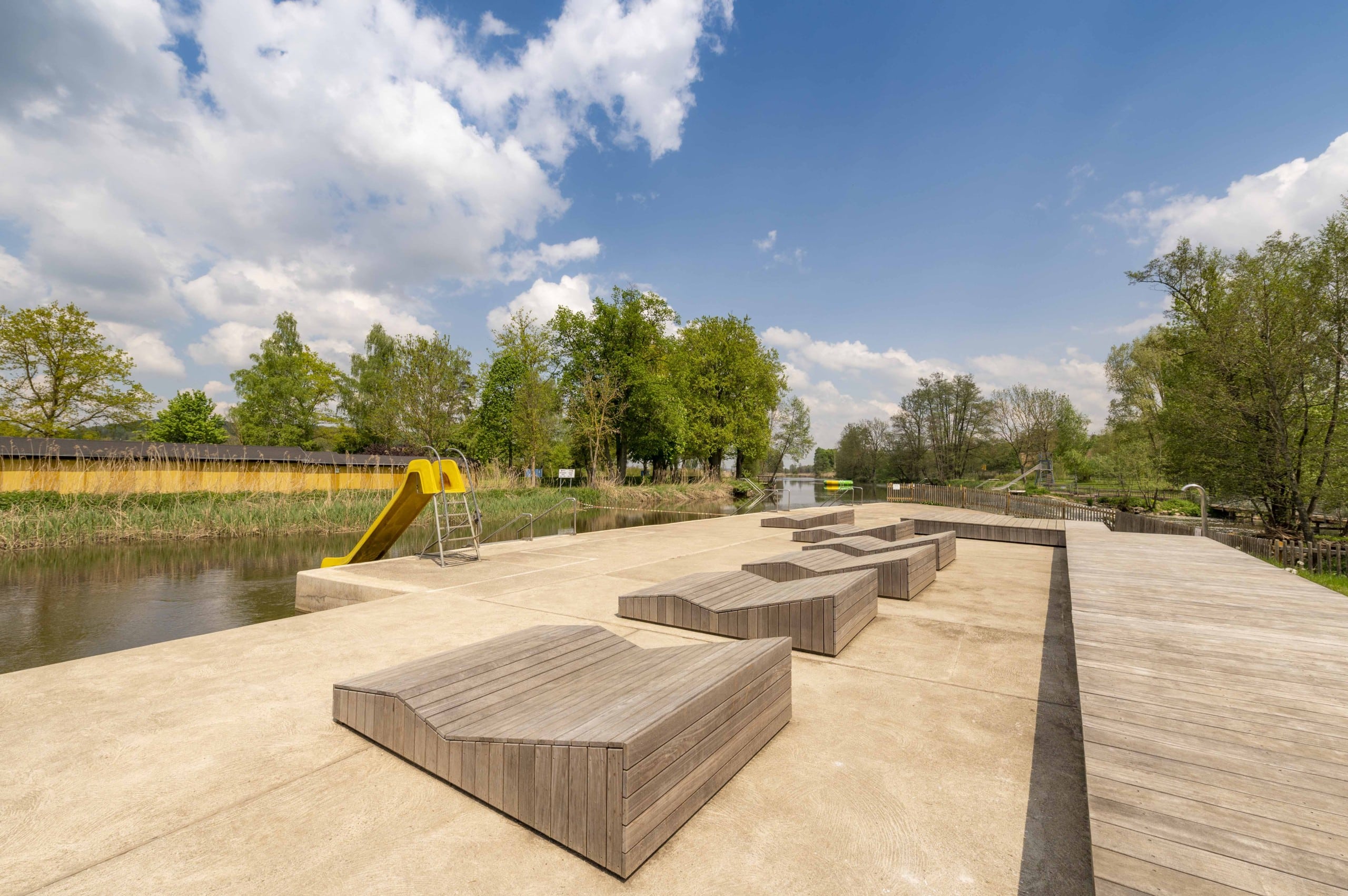 Bayerischer Landschaftsarchitektur-Preis 2022: Wörnitz Flussfreibad in Göttingen © Laura Loewel