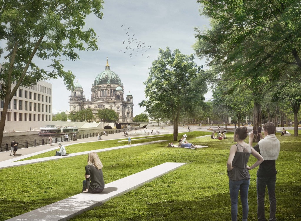 Der Plan für das Rathausforum in Berlin. Bildquelle: © RMP Stephan Lenzen