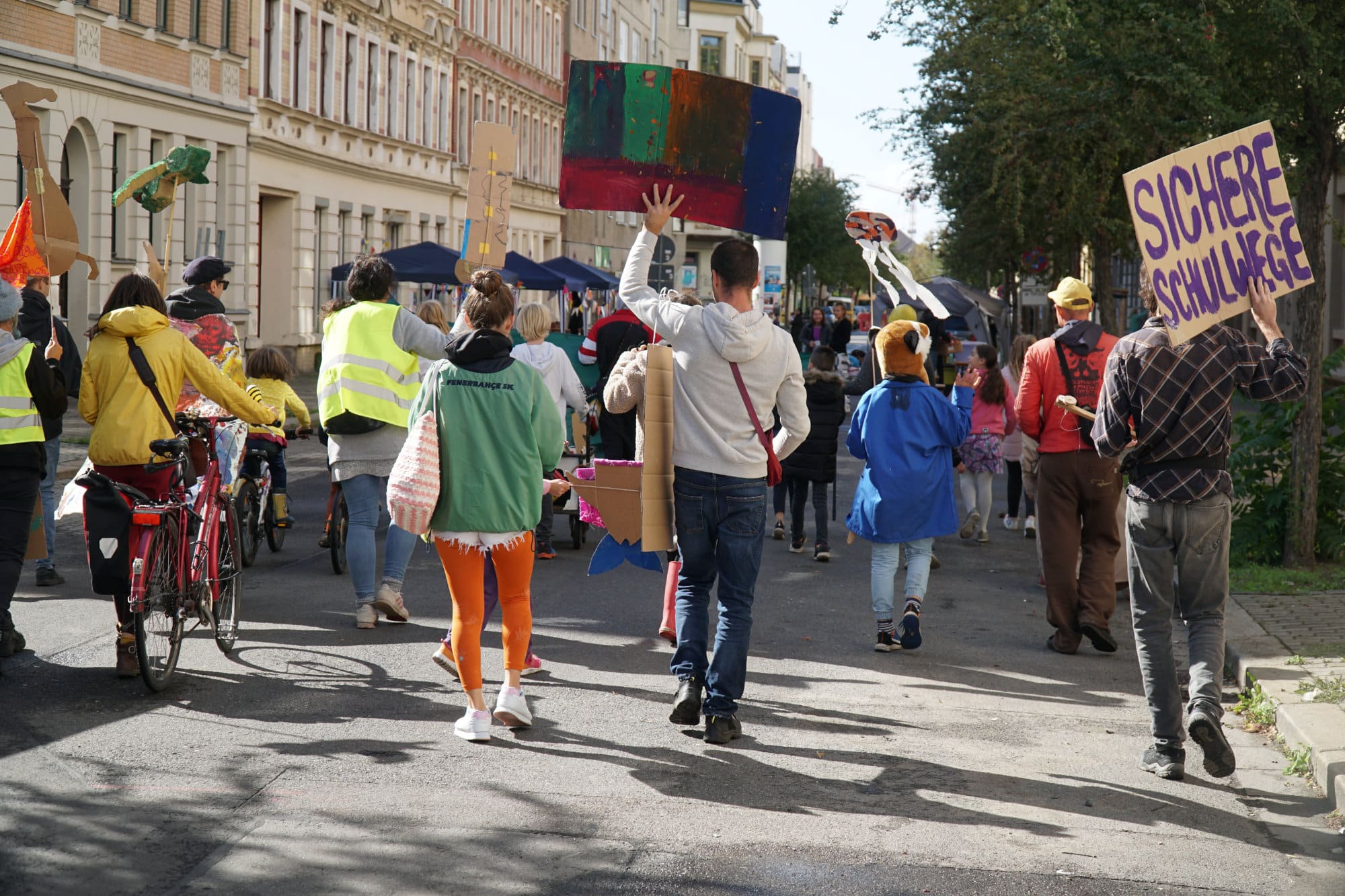 Vorfahrt für Kinder ist eines der wichtigsten Themen im Leipziger Osten, das die Superblocks lösen könnten. Bildquelle: Christoph Müller