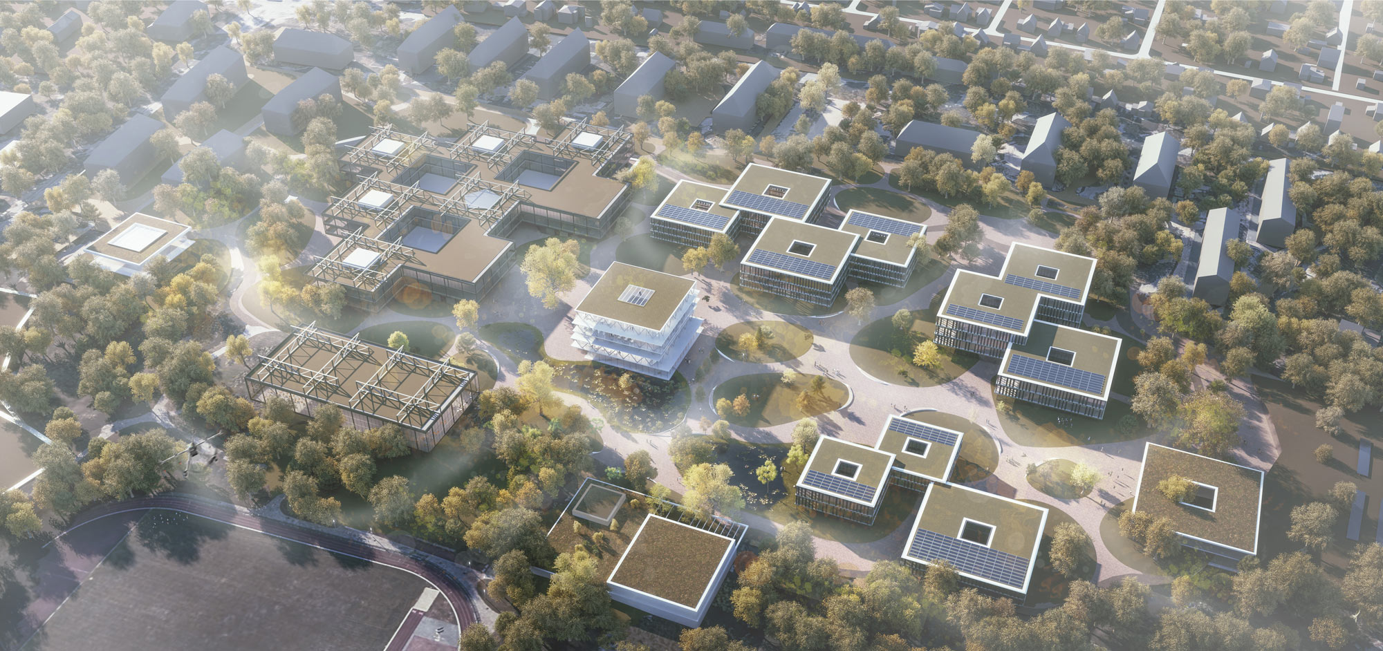 So könnte die Helmut-Schmidt-Universität bald aussehen. Quelle: h4a Gessert + Randecker Architekten BDA PartG mbB