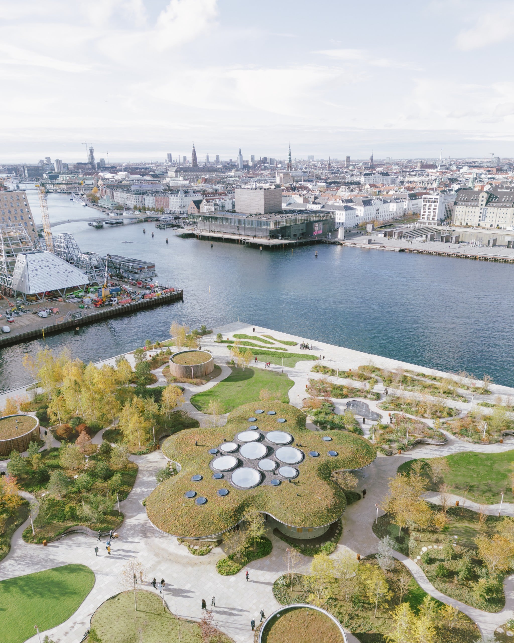 Der Park ist in den Innenhafen Kopenhagens eingebettet. Quelle: Francisco Tirado