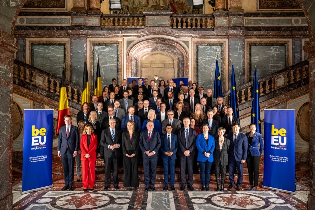 Über 40 Bürgermeister*innen unterzeichneten die Brussels Declaration of European Mayors 2024 im Januar in Brüssel. Credit: flickr